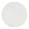 thumbnail image 4 of ZUO Mazara Marble Top Round Coffee Table in White & Whitewashed, 4 of 5
