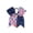 D, variant on LWNYDPLSD 4th of July Cheer Hairband for Baby Girls American Flag Bows Hair Ring Kids Elastic Ponytail Holder Teens Stars Stripes Hair Tie Band Independence Day Hair Accessory