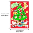 thumbnail image 2 of Greeting Cards Christmas Greeting Card Christmas Snowman Decoration DIY Creative Sticker Children Handstick Material Bag Toy, 2 of 3