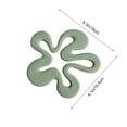 thumbnail image 3 of Modern Flower Silicone Trivet Mat Irregular Wave Line Heat Insulating Pad Non Slip Table Protector for Mugs Bowls Hot Cookware Kitchen Dining, 3 of 6