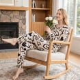 thumbnail image 4 of Loritta Secret 2 Pieces Womens Pajamas Sets Comfy Printed Loungewear Sets Woman with Pockets,S-2XL, 4 of 7