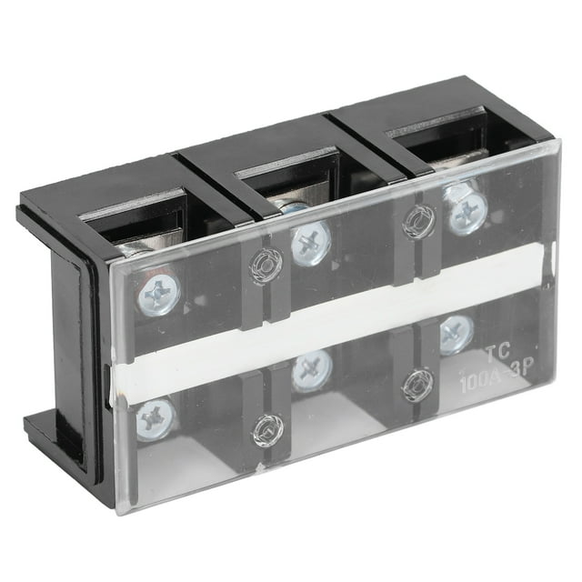 FLAMEEN Screw Terminals, Terminal Block AC600V With Cover For Automotive Power Distribution Wiring