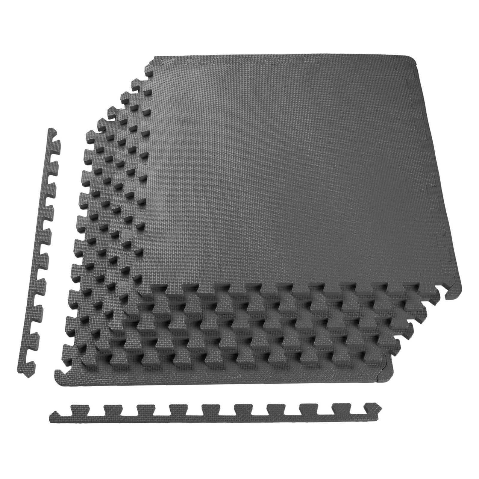 Details about   EVA foam high density interlocking floor puzzle gym mats 6 pieces 1/2 inch 