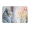 thumbnail image 1 of KLL The Cat Looks in the Mirror Print Front Door Mat Indoor Outdoor Entrance, Non-Slip Mat All-Weather Doormat Indoor Outdoor Rug Patio Porch Entryway Mat, 23.6''x15.7'', 1 of 7