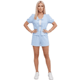 thumbnail image 1 of Conjunto 2 Piezas Short y Blusa con Lazos, Fresco y Cómodo, Estilo Verano Chic para Mujer, 1 of 5