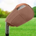 thumbnail image 4 of 3-5pack PU Cover Protector Golf Iron Head Cover for Golf Coffee 5 Pcs, 4 of 8