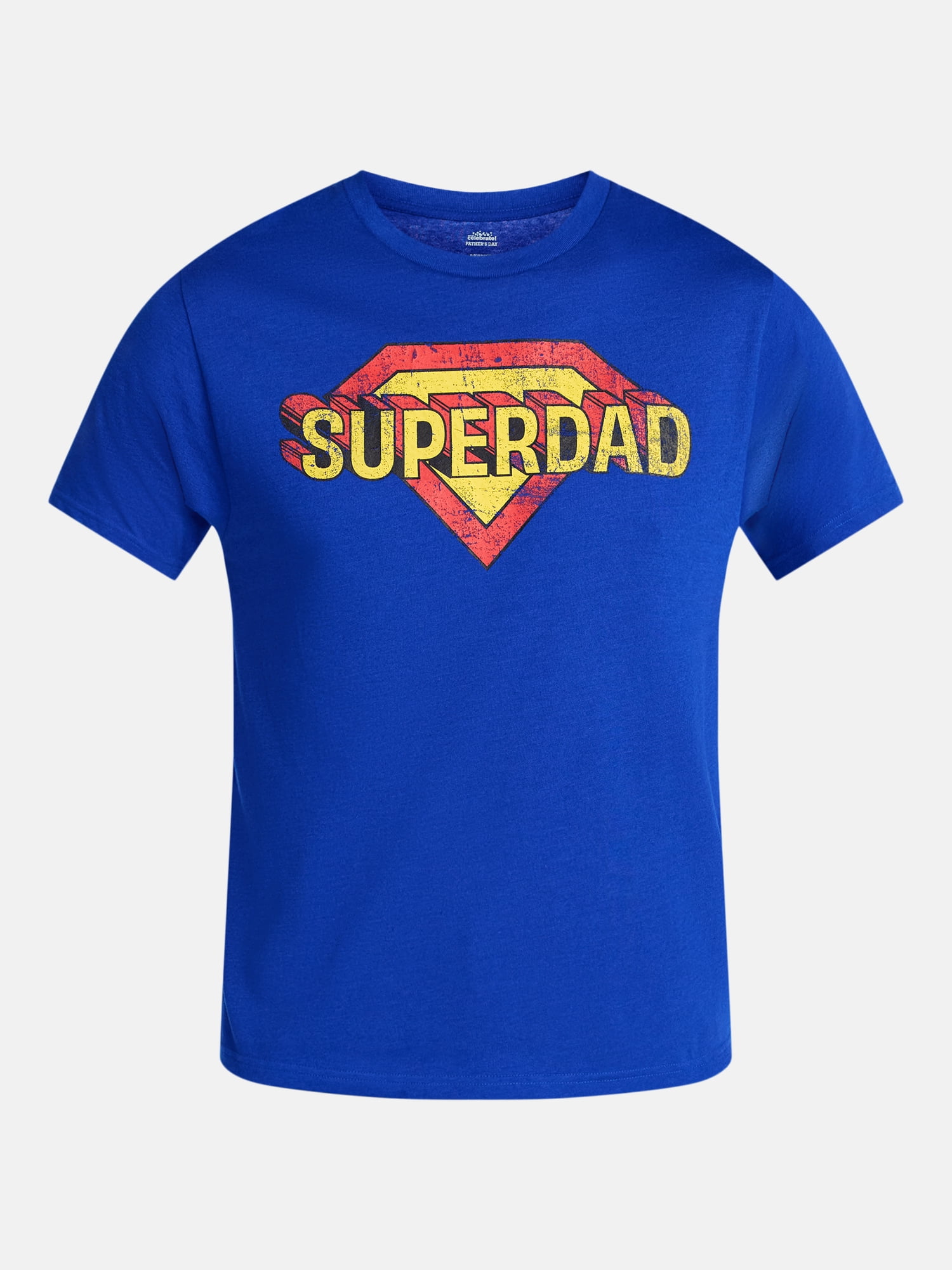 Father's Day Men's Super Dad Sketch Graphic Tee by Way to Celebrate, Sizes XS-5XL