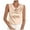 Beige, variant on Timegard Womens Tank Tops Satin Sleeveless Comfy Casual Work Solid Color Tee Shirts Summer Fashion