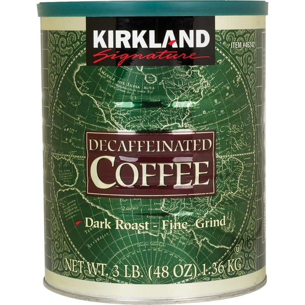 Kirkland Signature Decaffeinated Coffee, Dark Roast, 3 lbs