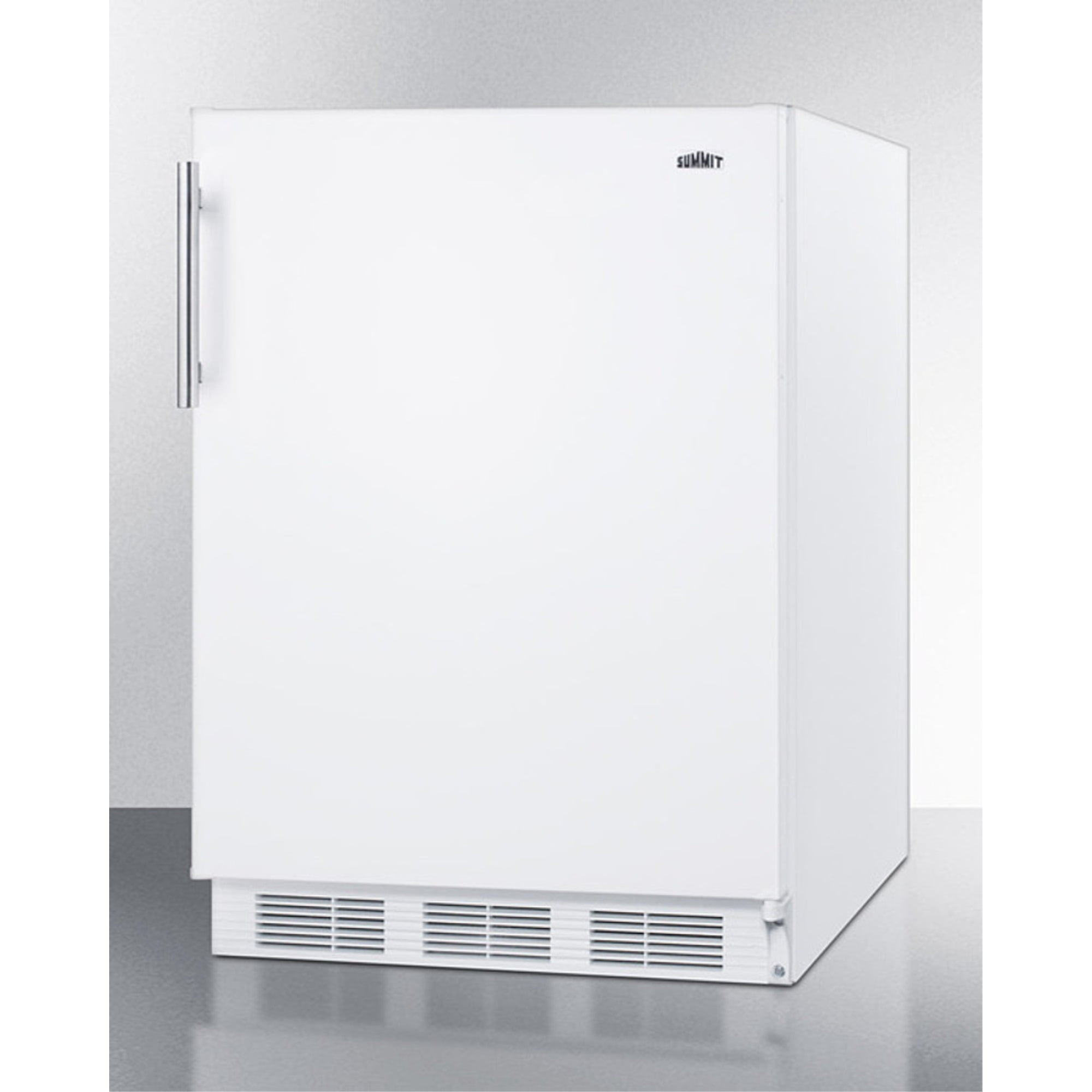 Summit FF61WBIADA 24'' Wide White Door All-Refrigerator with ADA