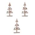 thumbnail image 2 of Yuarrent Soporte de decoración de árbol de Navidad de madera, dibujos animados de Papá Noel, muñeco de nieve, decoración de , adornos de Kits de decoración para fiestas Alce, 2 of 6