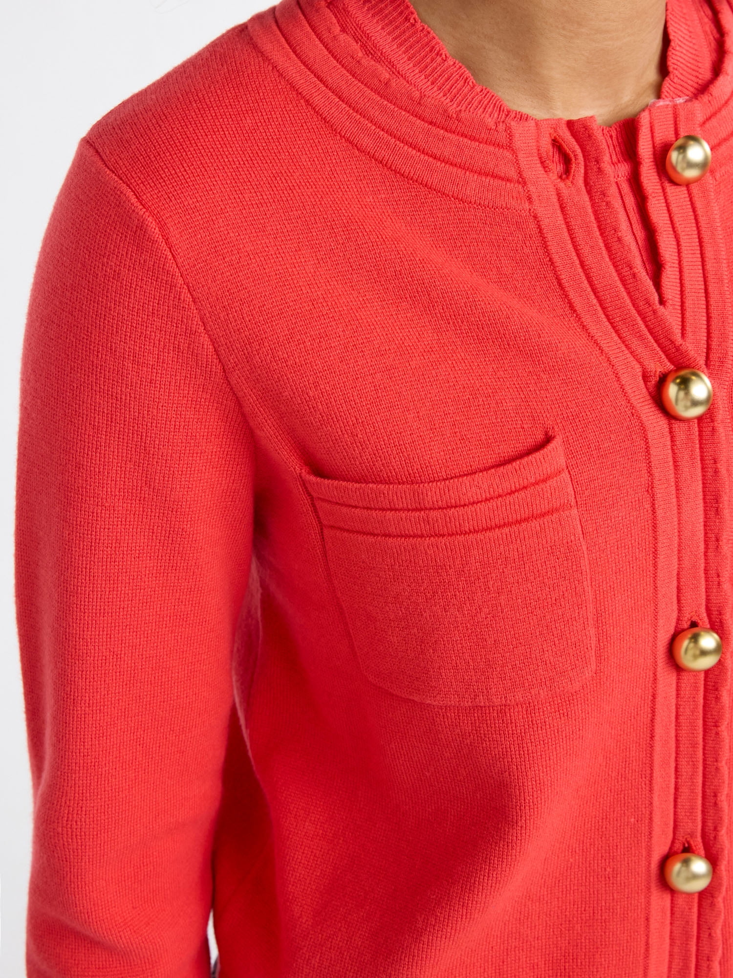 Free Assembly Women’s Pocket Cardigan Sweater with Long Sleeves, Midweight, Sizes XS-XXXL