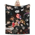 thumbnail image 2 of Blanket Finn Wolfhard Soft and Comfortable Wool Fleece Throw Blankets Gift for Home Decoration Sofa Office car Camping Yoga Travel Home Decoration Cozy Plush Beach, 2 of 5