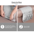 thumbnail image 6 of TSV Couch Sofa Chair Armrest Organizer, Anti-Slip Recliner Chair Armrest Cover Storage Holder, 5 Pockets Armchair Caddy for Smart Phone, Book, Magazines, TV Remote Controls, 6 of 9