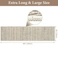 thumbnail image 6 of YEERSWAG Runner Rugs 2'x8' Moroccan Long Kitchen Runner Rugs Washable Ultra-Thin Non Slip Runner Rug, Soft Modern Geometric Print Carpet Runners for Hallway Entryway Bedroom Kitchen, 6 of 7