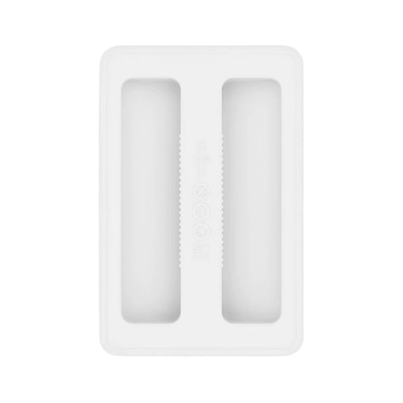 Silicone Toaster Top Cover, Torqee Appliance Dust Cover, Kitchen Storage Supply, for Bread Toaster Cover, Crumbs Containment and Daily Dust Barrier, White Short