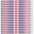 thumbnail image 2 of 60Pcs Multi-use Pencils Writing Pencils Wooden Pencils England Flag Writing Pencils, 2 of 9