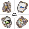 thumbnail image 5 of FORMRS Mini Backpack Purse for Women Quilted Travel Daypack Casual Shoulder Bag, Colorful Flowers, 5 of 7