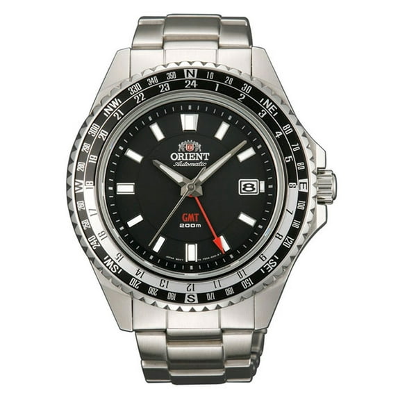 Orient FFE06001B Men's Excursionist Black Dial Stainless Steel Automatic Watch