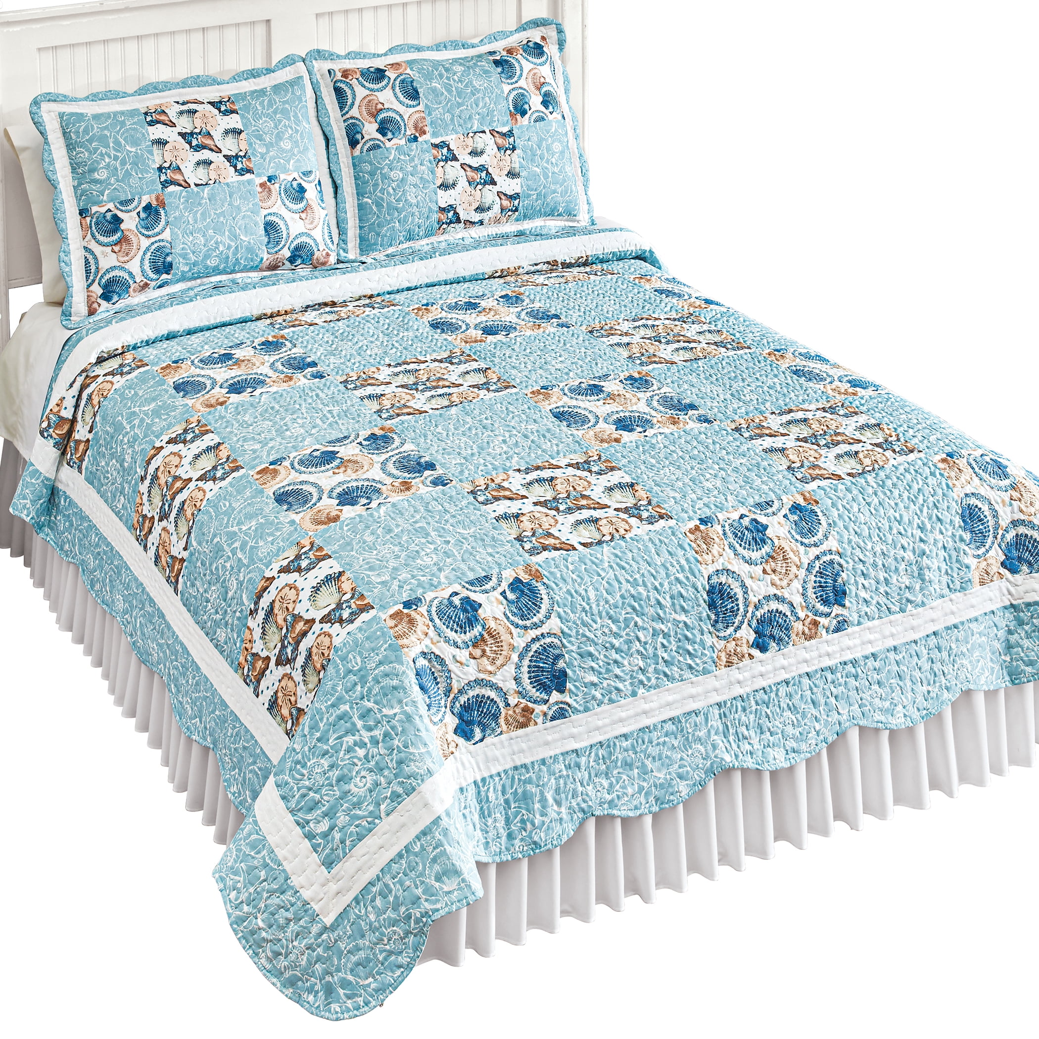 blue patch quilt
