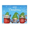 thumbnail image 4 of KLL Merry Christmas Gnome Print Fleece Throw Blanket, Horizontal Fleece Bedding Cute Soft Blankets Comfy Fleece Flannel Plush Home Decor for Couch & Bed -50"x40", 4 of 9