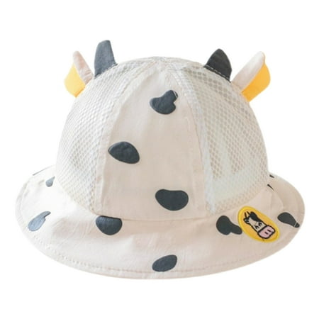 

QHFBli Wide Brim Sun Protection Hat Funny Summer Packable Fisherman Cotton Cute Frog Mouse Ear Bucket Hat for Kids Toddler