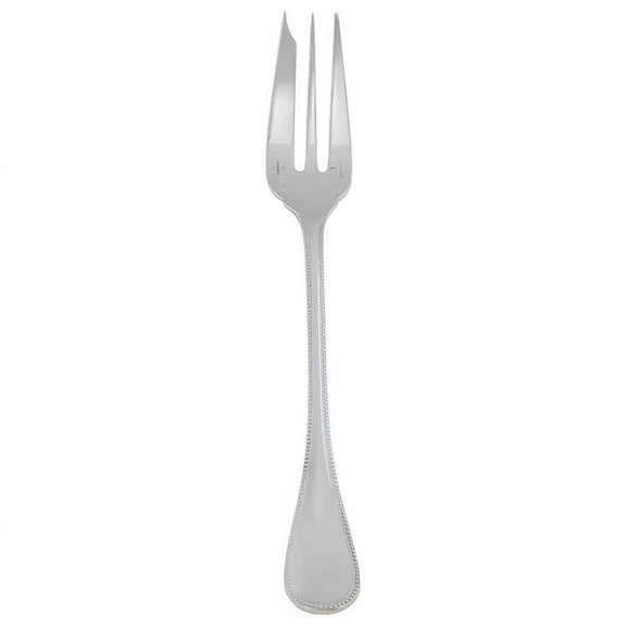 Christofle Sterling Silver Perles Serving Fork 1416-007