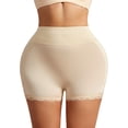 thumbnail image 4 of Women's Butt Lifter Shapewear Shorts with Removable Hip Pad & Butt Pad, High Waist Seamless Tummy Control Lace Hip Enhancer Shaper, 4 of 7