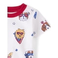 thumbnail image 3 of The Children's Place Baby & Toddler Short Sleeve Americana Snug Fit PJs, Sizes NB-5T, 3 of 3