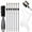 White, variant on Unbranded Shaping Pencils Hairline Shaping & Razor Tracing Barber Chalk Beard Kit with Sharpener, Ruler, Brush, 6 Piece