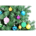 thumbnail image 4 of ¡24 mini bolas navideñas en liquidación! Pequeñas bolas irrompibles para árbol de Navidad, bolas colgantes de 3 cm para decorar fiestas, bodas y otras ocasiones., 4 of 5