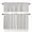 Navy, variant on Ivory White Kitchen Curtain Set, Modern Pure Ivory White Window Valance and Tiers 24" Length, Light Filtering Short Curtains Valance for Cafe Bathroom Bedroom 54"x18"