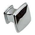 thumbnail image 3 of GlideRite 1-1/4 in. Square Cabinet Knob, Polished Chrome, Pack of 10, 3 of 5