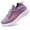 Purple, variant on Women's Walking Shoes Breathable Slip on Athletic Tennis Sneakers