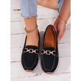 thumbnail image 1 of Mocassins Décontractés pour Femmes avec Décor de Chaîne à Enfiler, 1 of 6