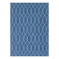 thumbnail image 5 of Unique Loom Outdoor Trellis Collection Area Rug - Links Trellis (7' 10" x 11' Rectangle Blue/Ivory), 5 of 7