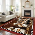 thumbnail image 3 of Funny Chefs Area&nbsp;Rug 5x8ft Chef Cooking Food Non-Slip&nbsp;Washable Square&nbsp;Rugs Soft Felt Indoor Floor Mat for Bedroom Kitchen Living Room Bathroom, 3 of 9