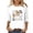 White, variant on Enjoytime Womens 3/4 Sleeve Tops Halloween Vintage Printed Crew Neck Blouse Fall Plus Size Shirts