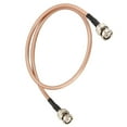 thumbnail image 4 of Uxcell BNC Male to BNC Male Coax Cable RG400 Low Loss RF Coaxial Cable 50 ohm 0.6M/2Ft, 4 of 5