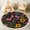 Color 3, variant on Washable Non Slip 3ft Round Rug, Blue Brick Wall Rough Surface Circle Area Rugs with Tassels Carpet for Nursery Bedroom Living Room Playroom Tent rug Tent Castle