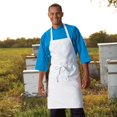 thumbnail image 4 of Uncommon Threads 3000-2500 30W x 34L Bib Apron in White, 4 of 4