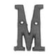 thumbnail image 1 of Números Letras Metal Hierro Fundido Letrero para El Número Casa DIY Pared (Letra) (M), 1 of 7