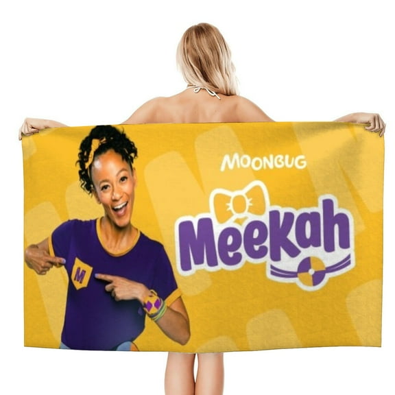 Meekah Gifts Beach Towel for Women Girl Birthday Inspired Fan Bath Outdoor Music Lover