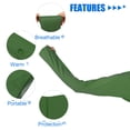 thumbnail image 4 of Unique Bargains Soft Sun Protection Arm Shawl Cooling Sleeve Polyester Arm Sleeve with Finger Hole for Women Army Green, 4 of 6