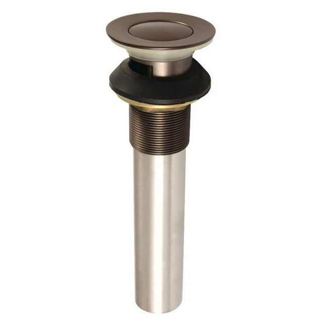 Kingston Brass KB6005 Complement Drain Push-Up avec Débordement, Bronze Huilé