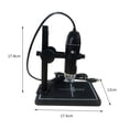 thumbnail image 4 of 1000x Magnification USB Digital Microscope Built-in 8 LED Camera Magnifier with Base Stand Holder Support for Windows XP/Vista/Win 7 8 10/Android Phones, 4 of 6