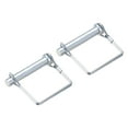 thumbnail image 5 of Uxcell Shaft Locking Pin 10mm x 60mm Coupler Pin for Farm Trailers Lawn Garden in Square 2Pcs, 5 of 5
