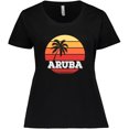 thumbnail image 3 of Inktastic Aruba Vacation Women's Plus Size T-Shirt, 3 of 5
