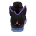 thumbnail image 4 of Nike Girls Air Jordan 5 Retro GG "Raptor" Black/Ember Glow-Purple 440892-017, 4 of 5