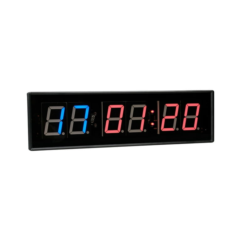 LED Digital Countdown Wall Clock Fitness Timer Stopwatch for Gym (2.3inch  Digital High)